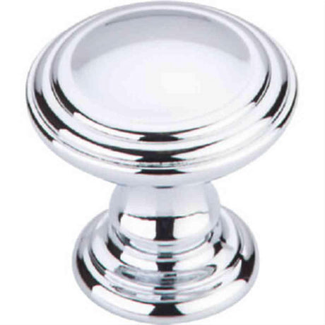 Top Knobs TK320PC TK320 Reeded 1-1/4" Cabinet Knob Polished Chrome