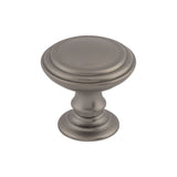 Top Knobs TK321 Reeded 1 1/2" Diameter Mushroom Cabinet Knob