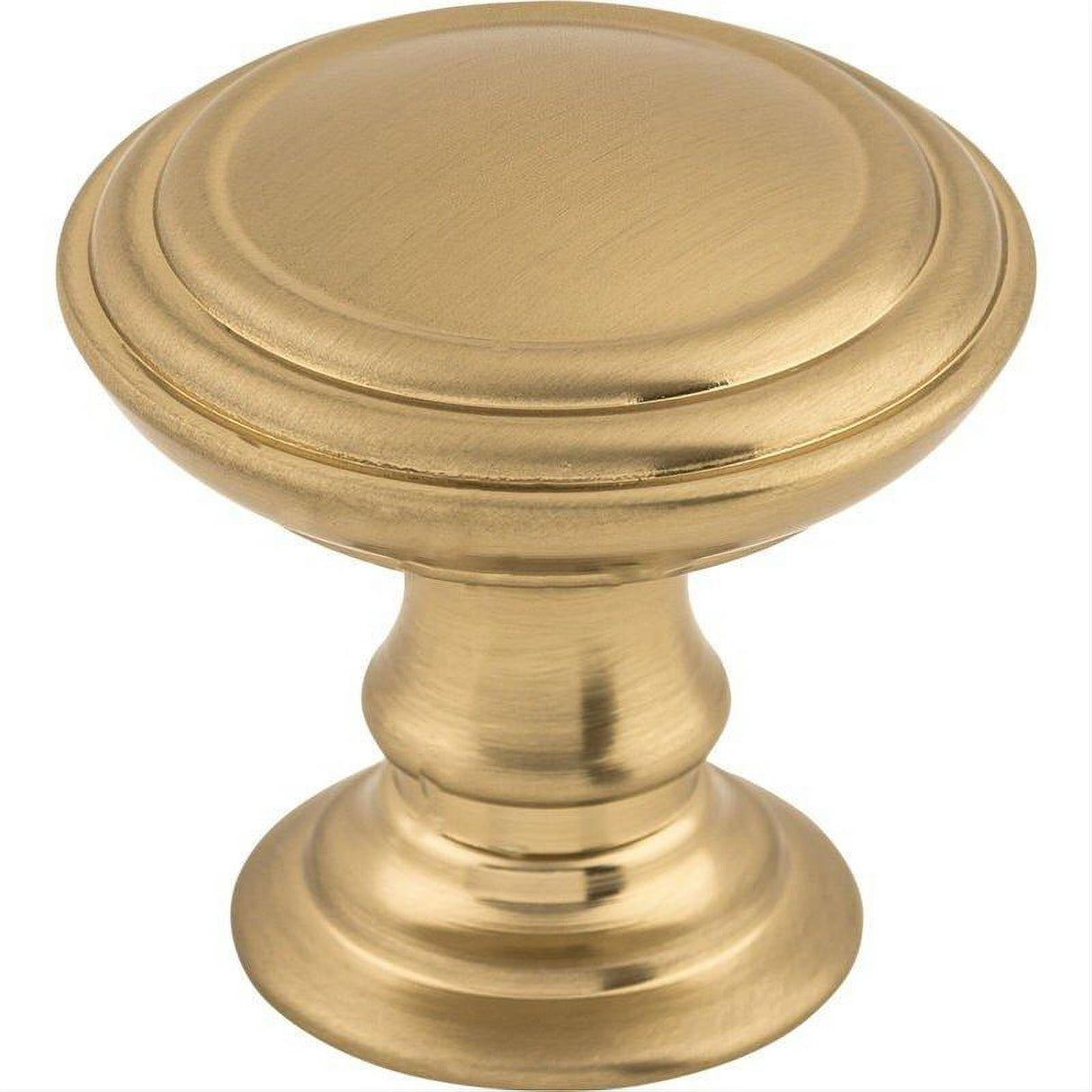 Top Knobs TK321HB TK321 Reeded 1 1/2" Diameter Mushroom Cabinet Knob Honey Bronze