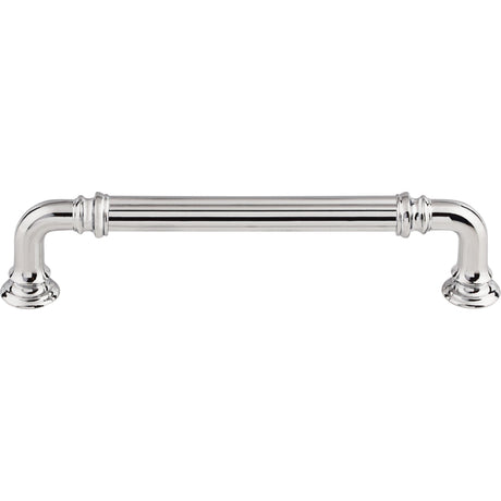 Top Knobs TK323PC Reeded 5" Center to Center Bar Pull Polished Chrome