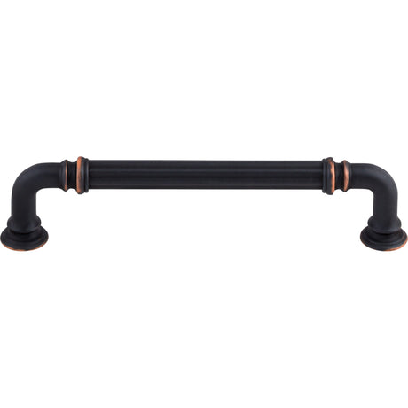 Top Knobs TK323UM Reeded 5" Center to Center Bar Pull Umbrio