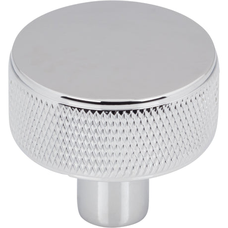 Top Knobs TK3230PC Burnham 1 1/4" Length Round Knob Polished Chrome