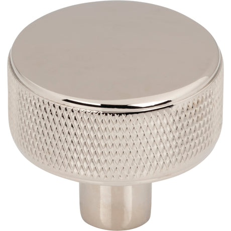 Top Knobs TK3230PN Burnham 1 1/4" Length Round Knob Polished Nickel