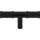 Top Knobs TK3231BLK Burnham 3" Length Bar Knob Flat Black