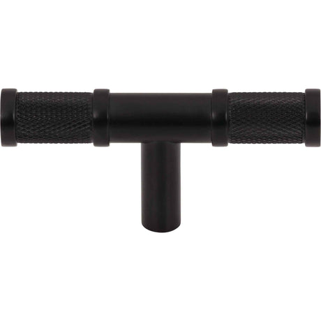 Top Knobs TK3231BLK Burnham 3" Length Bar Knob Flat Black