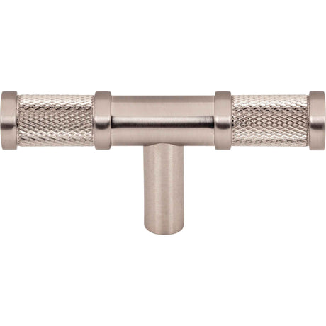 Top Knobs TK3231BSN Burnham 3" Length Bar Knob Brushed Satin Nickel