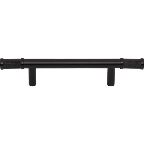 Top Knobs TK3232BLK Burnham 3 3/4" Center to Center Bar Pull Flat Black