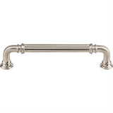 Top Knobs TK323BSN TK323 Reeded 5" Center to Center Bar Pull Brushed Satin Nickel