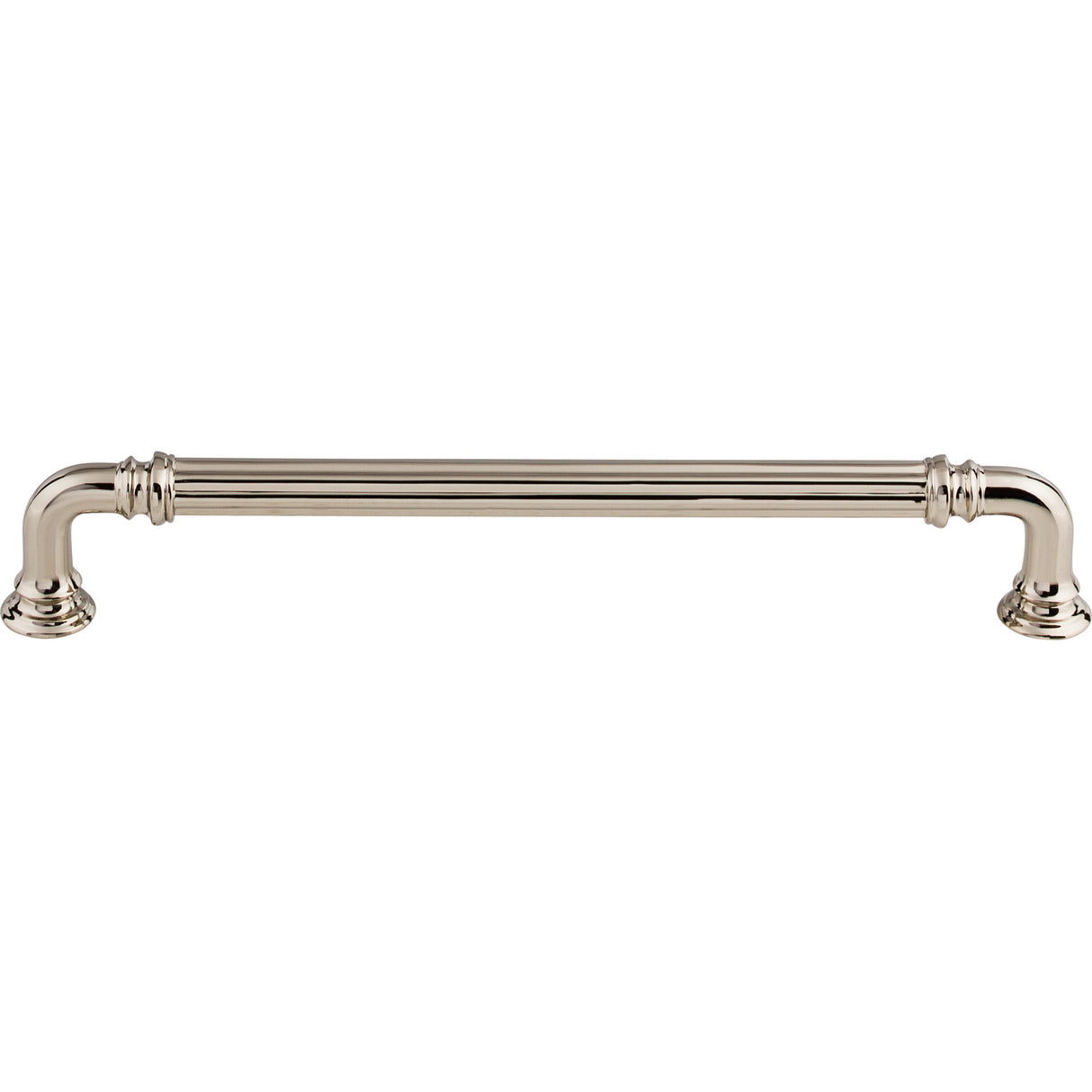 Top Knobs TK324 Reeded 7" Center to Center Bar Pull