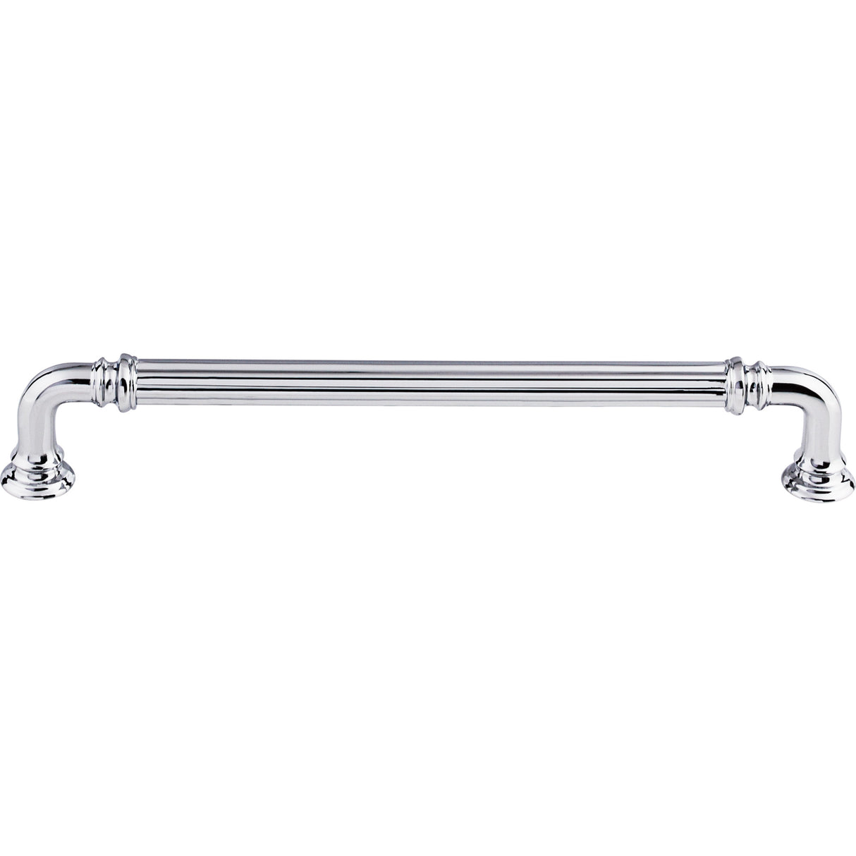 Top Knobs TK324 Reeded 7" Center to Center Bar Pull