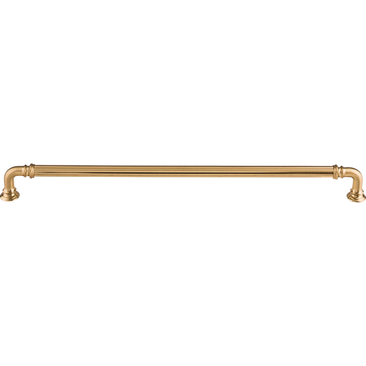 Top Knobs TK326 Reeded Cabinet Pull 12" Center to Center