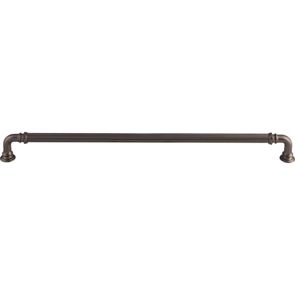 Top Knobs TK326 Reeded Cabinet Pull 12" Center to Center