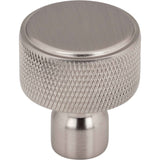 Top Knobs TK3260BSN Garrison 1 1/8" Length Round Knob Brushed Satin Nickel