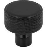 Top Knobs TK3261BLK Garrison 1 1/4" Length Round Knob Flat Black