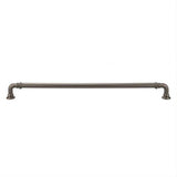 Top Knobs TK326AG TK326 Reeded Cabinet Pull 12" Center to Center Ash Gray