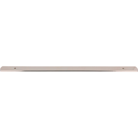 Top Knobs TK3278PN Wescott 18" Center to Center Pull Backplate Appliance Pull Polished Nickel