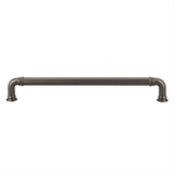 Top Knobs TK327AG TK327 Reeded Cabinet Pull / Appliance Pull 12" Center to Center Ash Gray