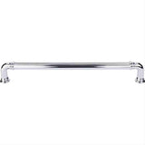 Top Knobs TK327PC TK327 Reeded Cabinet Pull / Appliance Pull 12" Center to Center Polished Chrome