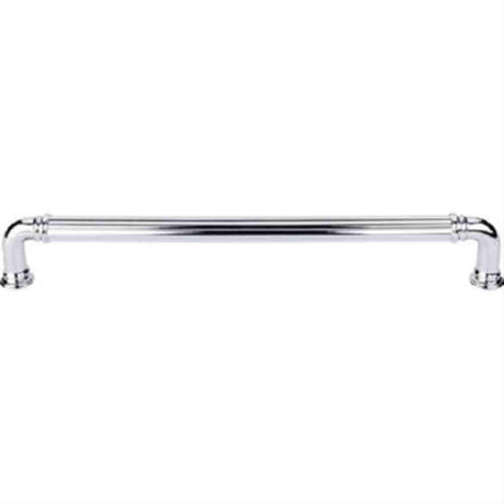 Top Knobs TK327PC TK327 Reeded Cabinet Pull / Appliance Pull 12" Center to Center Polished Chrome