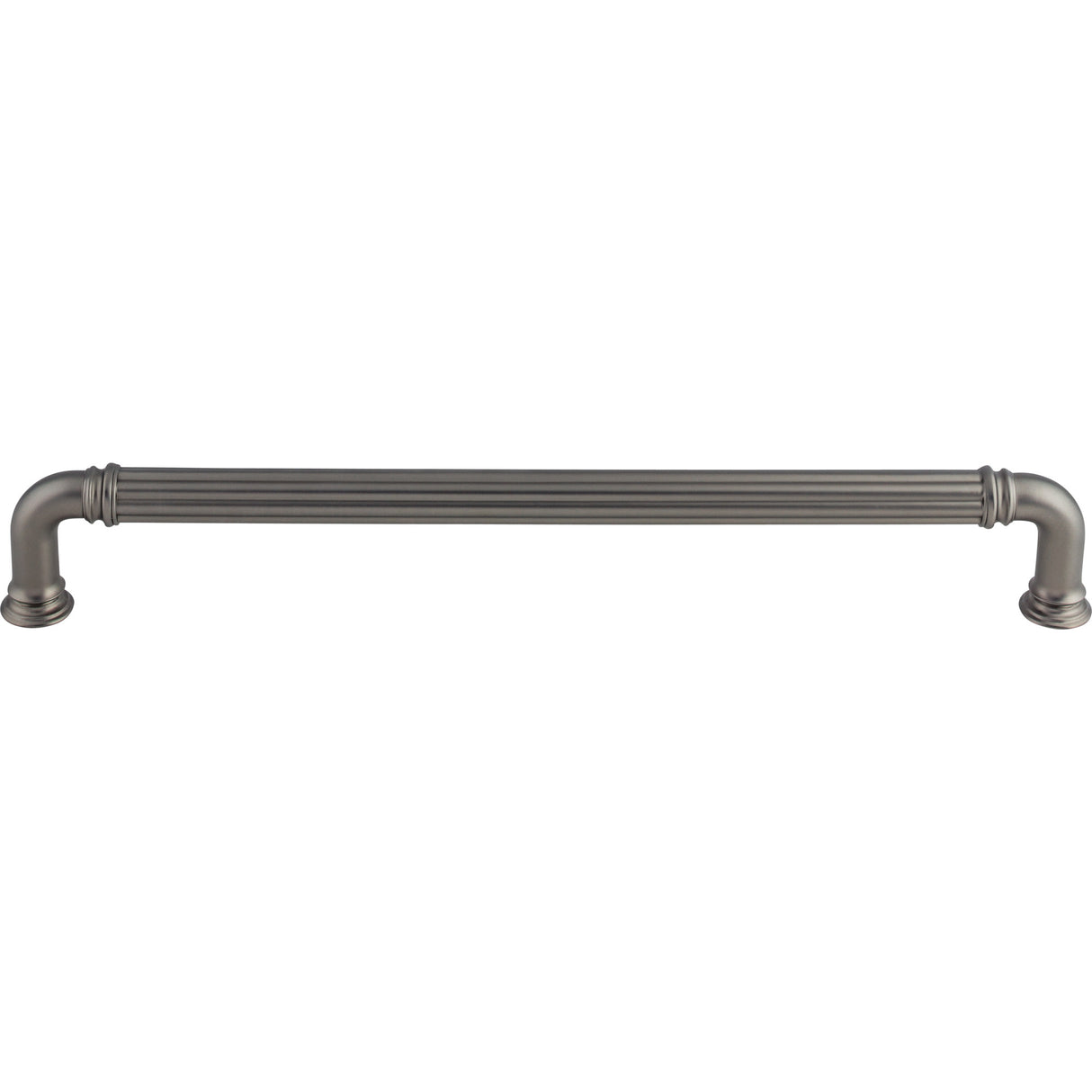Top Knobs TK328 Reeded 18" Center to Center Cabinet Pull / Appliance Pull
