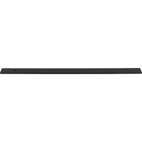 Top Knobs TK3286BLK Radcliffe 12" Center to Center Pull Backplate Flat Black