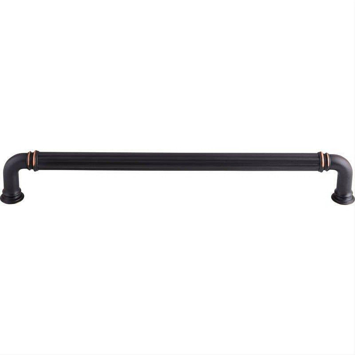 Top Knobs TK328UM TK328 Reeded 18" Center to Center Cabinet Pull / Appliance Pull Umbrio