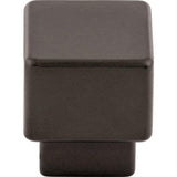 Top Knobs TK32AG TK32 Tapered 1" Length Square Cabinet Knob Ash Gray
