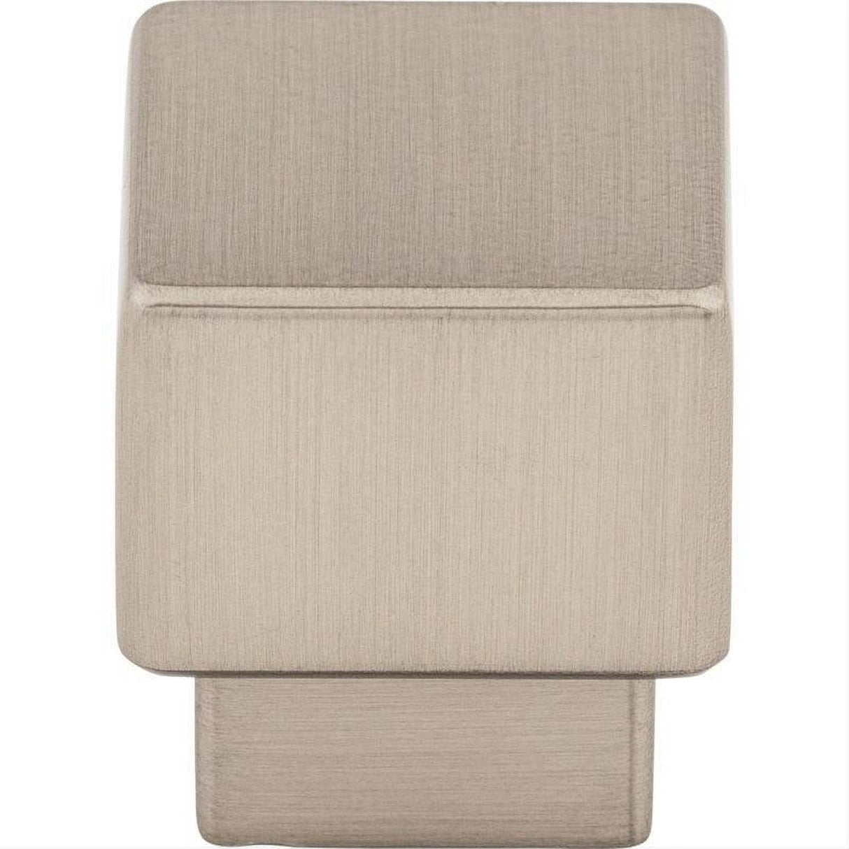 Top Knobs TK32BSN TK32 Tapered 1" Length Square Cabinet Knob Brushed Satin Nickel