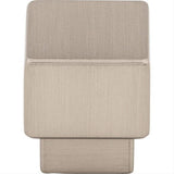 Top Knobs TK32BSN TK32 Tapered 1" Length Square Cabinet Knob Brushed Satin Nickel