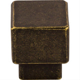 Top Knobs TK32GBZ TK32 Tapered 1" Length Square Cabinet Knob German Bronze