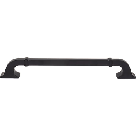 Top Knobs TK3318BLK Califon 18" Center to Center Appliance Pull Flat Black