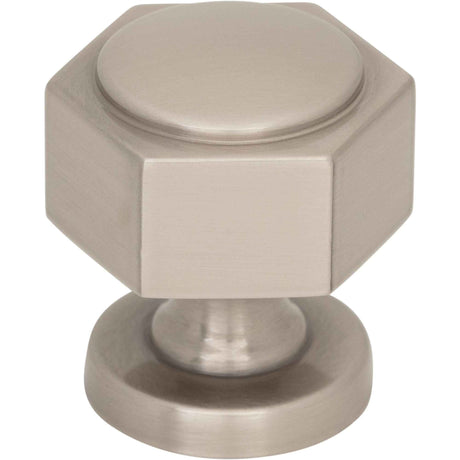 Top Knobs TK3320BSN Stanmore 1 1/4" Length Geometric Knob Brushed Satin Nickel