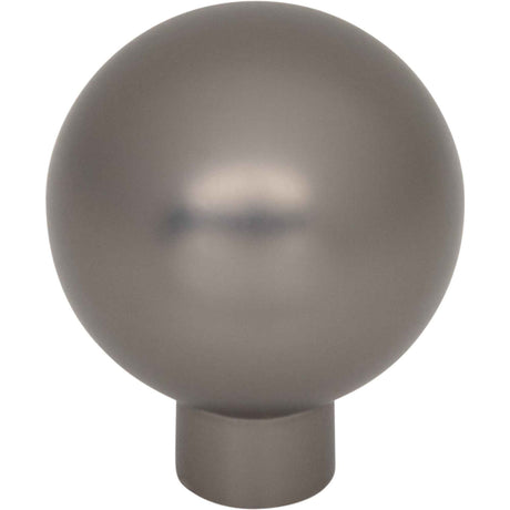 Top Knobs TK3340AG Brockwell 1 1/8" Diameter Round Knob Ash Gray