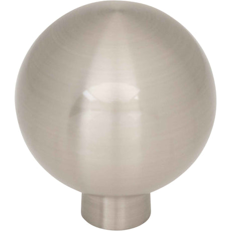 Top Knobs TK3341BSN Brockwell 1 1/4" Diameter Round Knob Brushed Satin Nickel