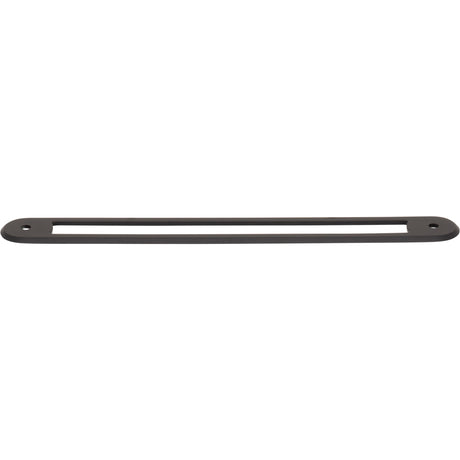 Top Knobs TK3355BLK Brockwell 7 9/16" Center to Center Pull Backplate Flat Black