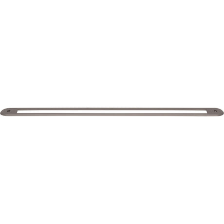Top Knobs TK3357AG Brockwell 12" Center to Center Pull Backplate Ash Gray