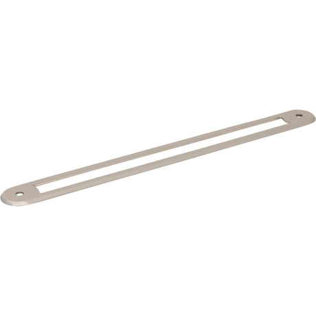 Top Knobs TK3357BSN Brockwell 12" Center to Center Pull Backplate Brushed Satin Nickel