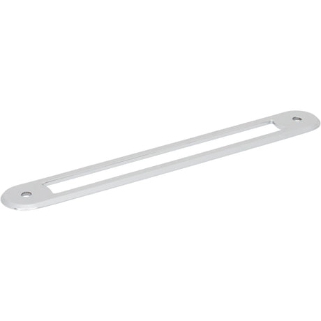 Top Knobs TK3358PC Brockwell 12" Center to Center Pull Backplate Appliance Pull Polished Chrome