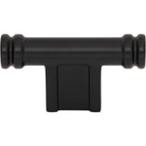 Top Knobs TK3380BLK Newburn 2 1/4" Length Bar Knob Flat Black