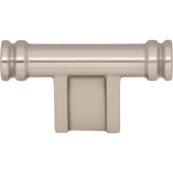 Top Knobs TK3380BSN Newburn 2 1/4" Length Bar Knob Brushed Satin Nickel