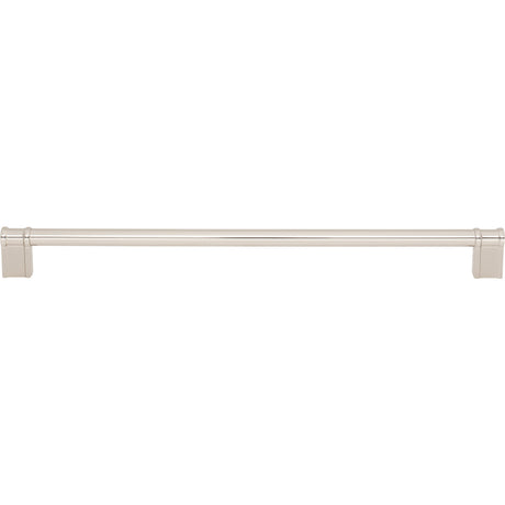 Top Knobs TK3387PN Newburn 12" Center to Center Bar Pull Polished Nickel
