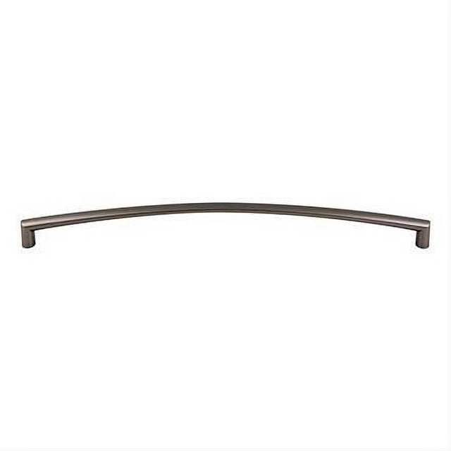 Top Knobs TK3394AG Griggs 12" Center to Center Ash Gray