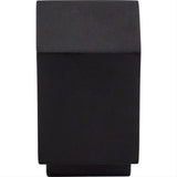 Top Knobs TK33BLK TK33 Linear 3/4" Length Square Cabinet Knob Flat Black