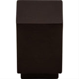 Top Knobs TK33ORB TK33 Linear 3/4" Length Square Cabinet Knob Oil Rubbed Bronze