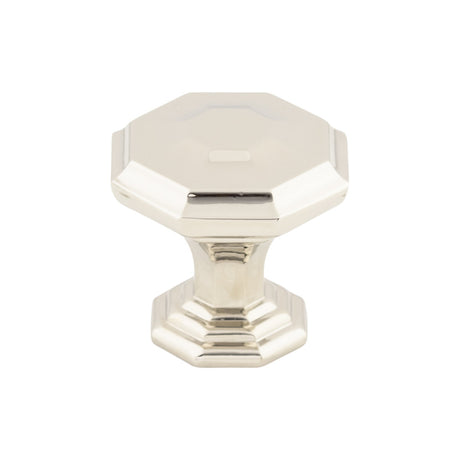 Top Knobs TK340PN Chalet 1 1/8" Diameter Round Knob Polished Nickel