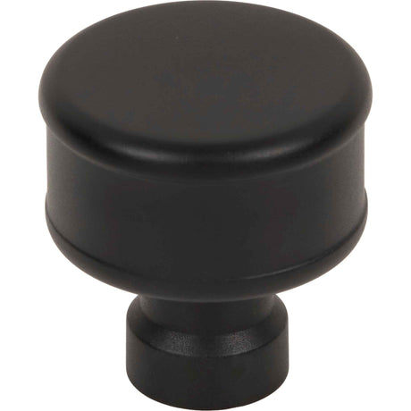 Top Knobs TK3411BLK Lavington 1 1/4" Length Round Knob Flat Black