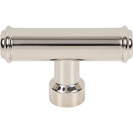 Top Knobs TK3412PN Lavington 2 1/4" Length Bar Knob Polished Nickel
