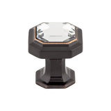 Top Knobs TK390 Crystal Emerald 1-1/8" Cabinet Knob