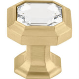 Top Knobs TK390HB TK390 Crystal Emerald 1-1/8" Cabinet Knob Honey Bronze