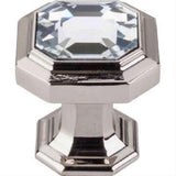 Top Knobs TK390PN TK390 Crystal Emerald 1-1/8" Cabinet Knob Polished Nickel